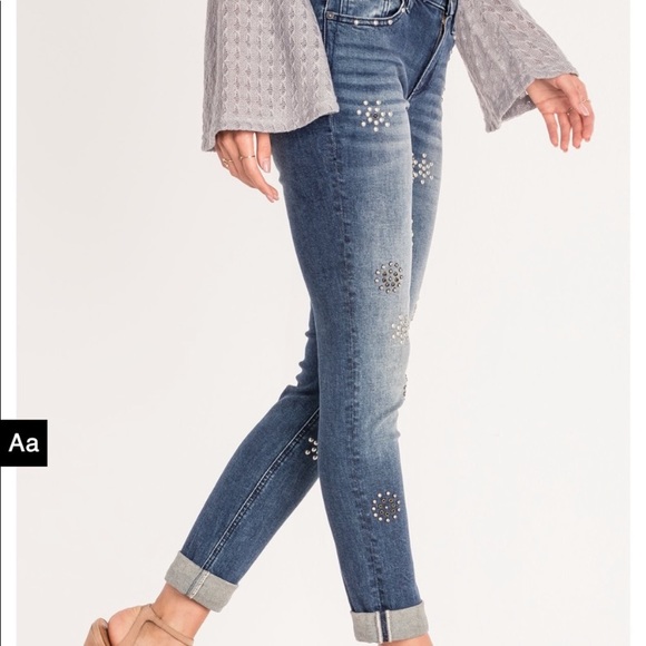 🎉HP🎉NWT! Miss Me “Ankle Skinny” w decorative - Picture 4 of 16